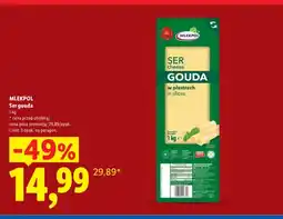 Lidl Ser gouda w plastrach Mlekpol oferta