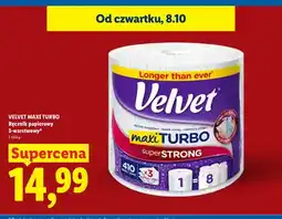Lidl Ręcznik papierowy Maxi Turbo 3-warstwowy Velvet oferta