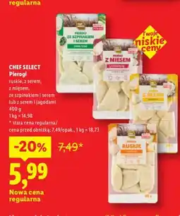 Lidl Pierogi ruskie Chef Select oferta