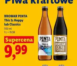 Lidl Piwo Browar Pinta This Is Hoppy oferta