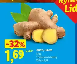 Lidl Imbir Ryneczek Lidla oferta