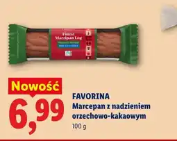 Lidl Marcepan z nadzieniem orzechowo-kakaowym Favorina oferta