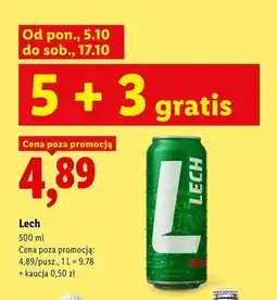 Lidl Piwo Lech oferta