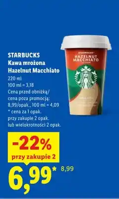 Lidl Kawa mrożona Hazelnut Macchiato Starbucks oferta