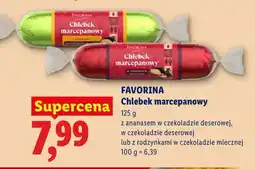 Lidl Chlebek marcepanowy z ananasem w czekoladzie deserowej Favorina oferta
