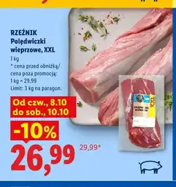Lidl Polędwiczki wieprzowe XXL Rzeźnik oferta