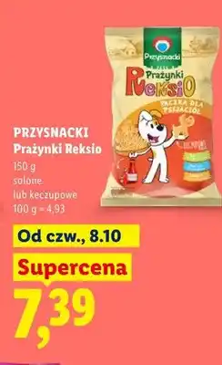 Lidl Prażynki Reksio solone Przysnacki oferta