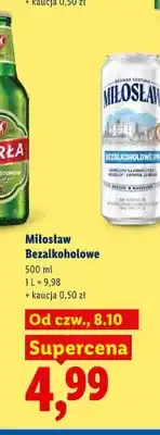Lidl Piwo bezalkoholowe Miłosław oferta