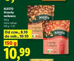 Lidl Orzechy nerkowca o smaku BBQ Alesto oferta