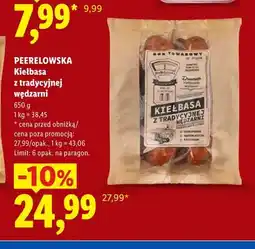 Lidl Kiełbasa z tradycyjnej wędzarni Peerelowska oferta