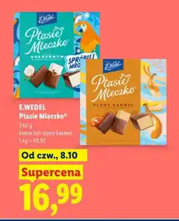 Lidl Ptasie Mleczko kokos E.Wedel oferta