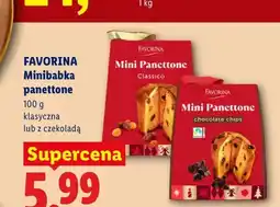 Lidl Minibabka panettone klasyczna Favorina oferta