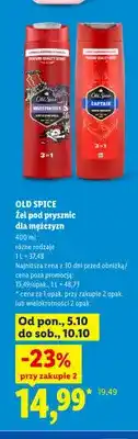 Lidl Żel pod prysznic dla mężczyzn Nightpanther Old Spice oferta