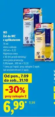 Lidl Żel do WC z aplikatorem W5 oferta