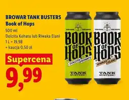 Lidl Piwo Browar Tank Busters Book of Hops Dolcita Kohatu oferta