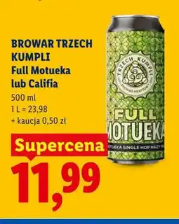 Lidl Piwo Browar Trzech Kumpli Full Motueka oferta