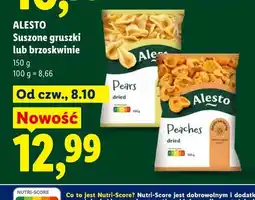 Lidl Suszone gruszki Alesto oferta