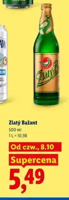 Lidl Piwo Zlatý Bažant oferta