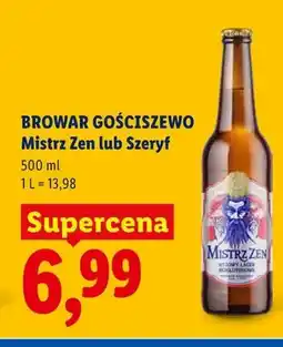 Lidl Piwo Browar Gościszewo Mistrz Zen oferta