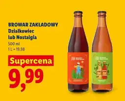 Lidl Piwo Browar Zakładowy Działkowiec oferta