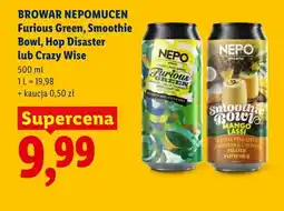 Lidl Piwo Browar Nepomucen Furious Green oferta