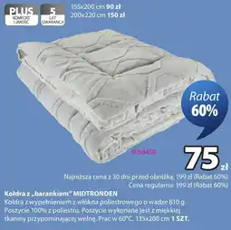 JYSK Kołdra z „barankiem” MIDTRONDEN oferta