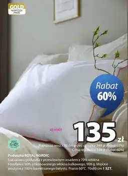 JYSK Poduszka ROYAL NORDIC oferta