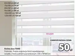 JYSK Roleta duo TOKE oferta