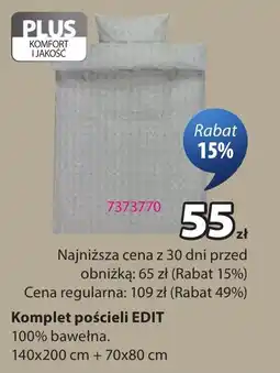 JYSK Komplet pościeli EDIT oferta