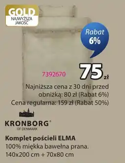 JYSK Komplet pościeli ELMA Kronborg oferta