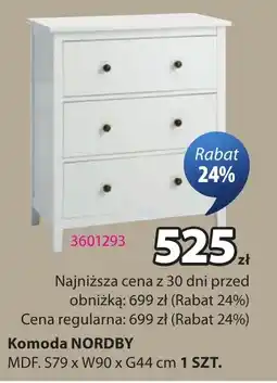JYSK Komoda NORDBY oferta