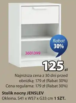 JYSK Stolik nocny JENSLEV oferta