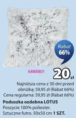 JYSK Poduszka ozdobna lotus oferta