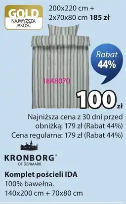 JYSK Komplet pościeli IDA oferta
