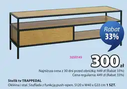 JYSK Stolik tv TRAPPEDAL oferta