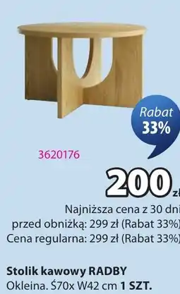 JYSK Stolik kawowy RADBY oferta