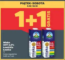 Netto Mleko UHT 3,2% Łowickie Łowicz oferta