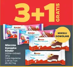 Netto Mleczna Kanapka Kinder oferta