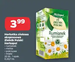 Netto Herbatka ziołowa ekspresowa Zielnik Polski Herbapol oferta