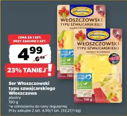 Netto Ser Włoszczowski typu szwajcarskiego Włoszczowa oferta