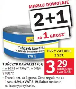 Selgros Tuńczyk kawałki oferta