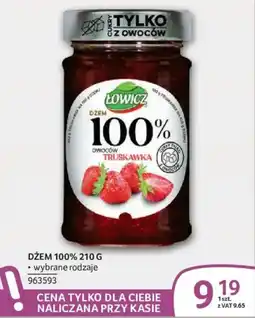 Selgros Dżem 100% Truskawka Łowicz oferta