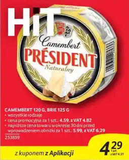 Selgros Camembert Président Naturalny oferta