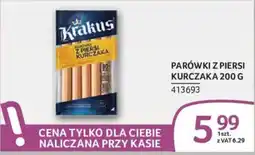 Selgros Parówki z piersi kurczaka Krakus oferta