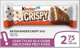 Selgros Baton Kinder Crispy oferta