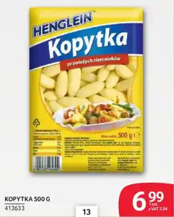 Selgros Kopytka ze świeżych ziemniaków oferta