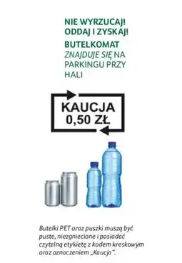 Selgros Butelki PET oraz puszki oferta