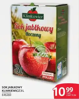 Selgros Sok jabłkowy Klimkiewicz oferta