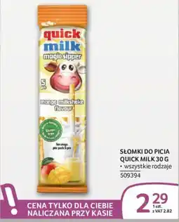 Selgros Słomki do picia Quick Milk oferta