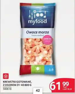 Selgros myfood Owoce morza Krewetka oferta